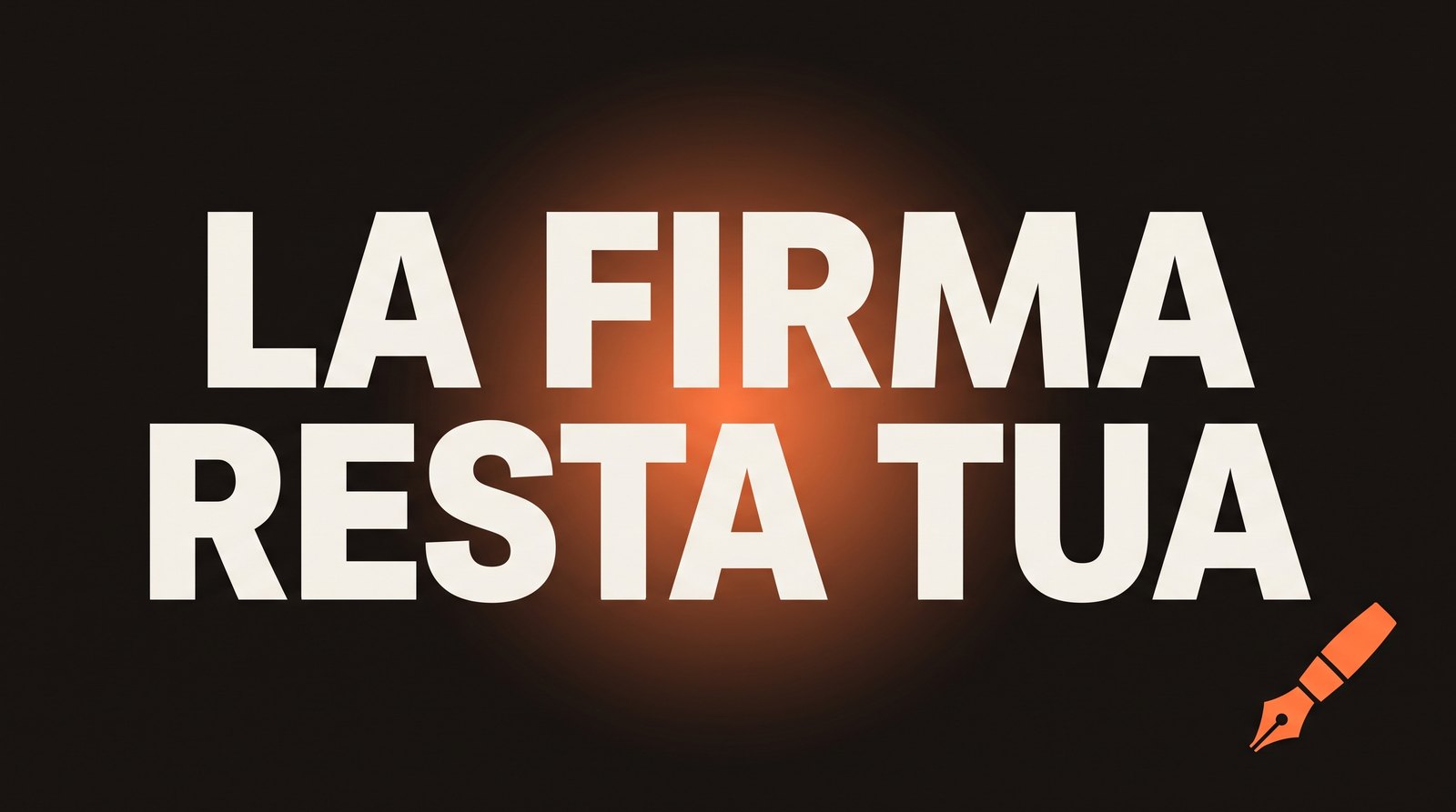 Una penna stilografica