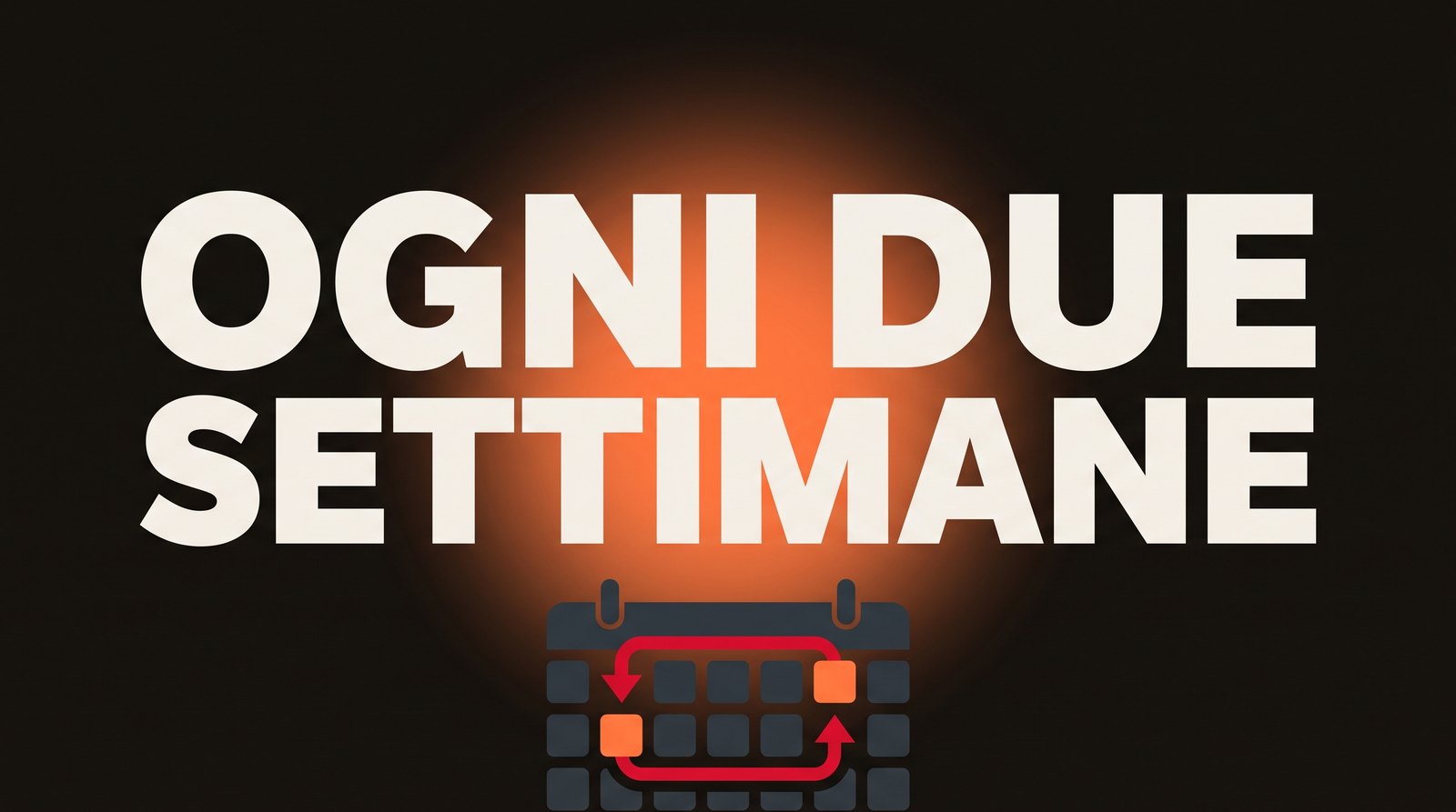 Un calendario con due giorni segnati a distanza
