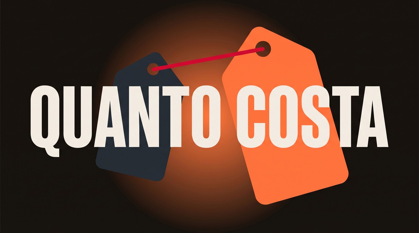 Due cartellini del prezzo di dimensioni molto diverse