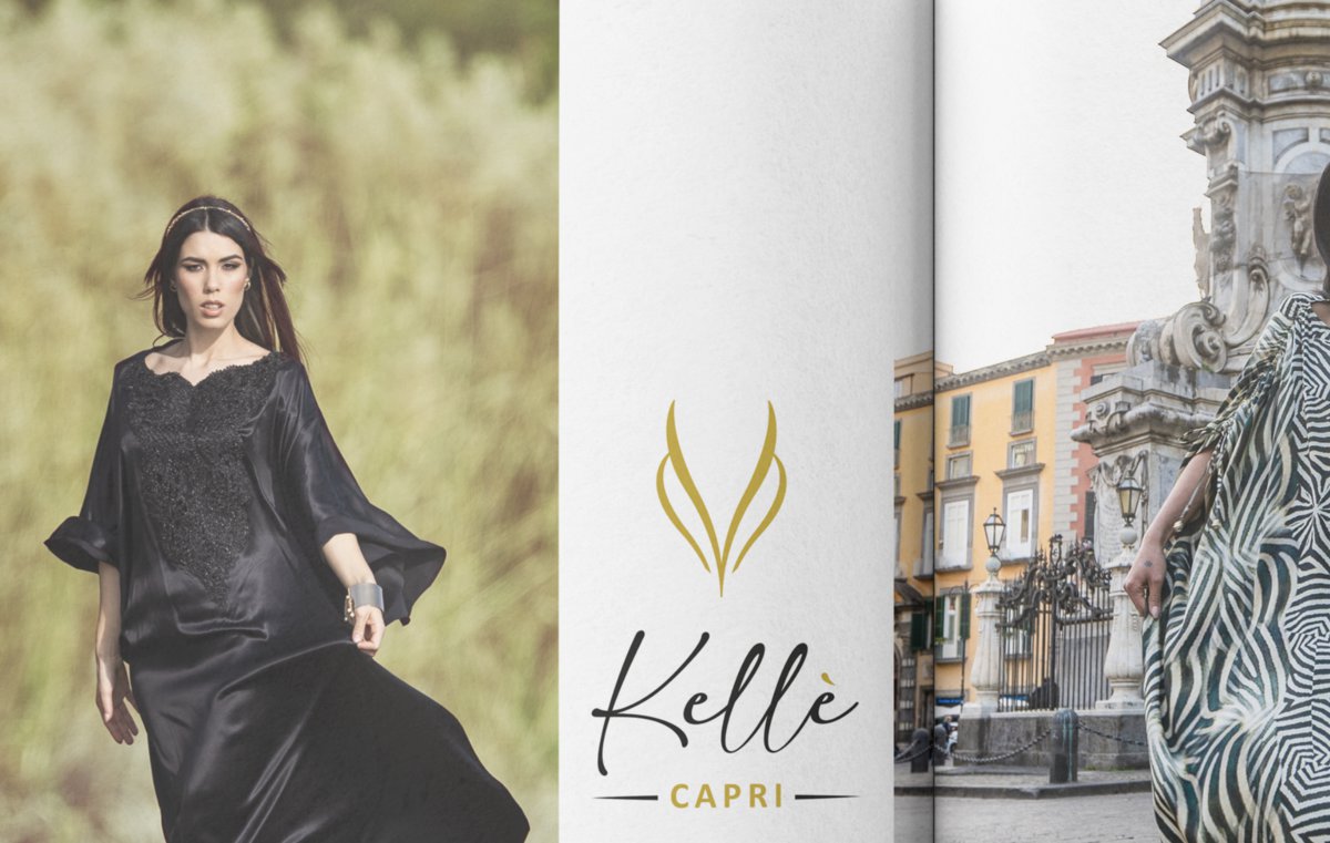 Pagina pubblicitaria Kellè su rivista, doppia pagina editoriale